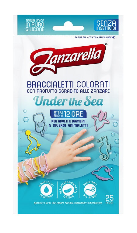 Zanzarella braccialetti under the sea 25 pezzi