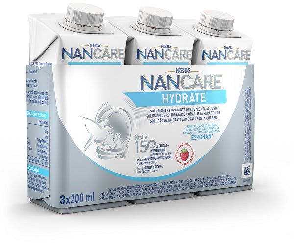 Nancare hydrate liquido 3 pezzi da 200 ml