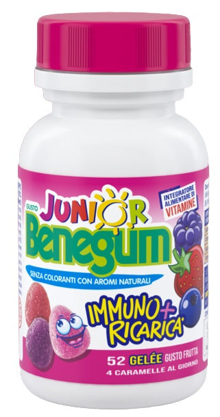 Benegum j immuno + ricarica frutti rossi 156 g