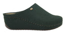 SCHOLL - Inverness wedge pantofola in lana dark green 41