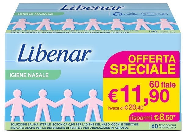 Libenar Soluzione isotonica 60 fiale da 5 ml